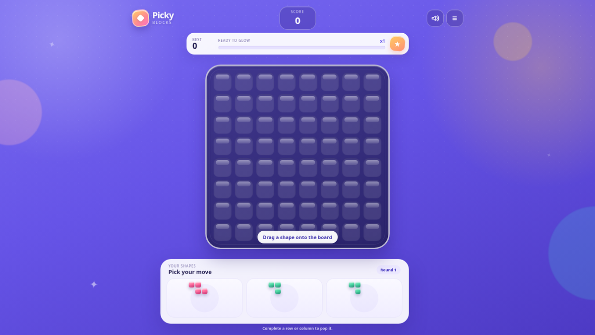 Picky Blocks: Pop & Glow